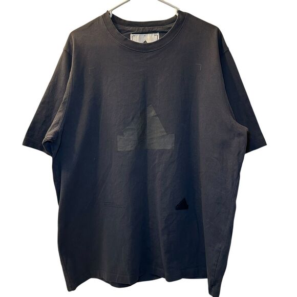 Adidas Future Icons Badge of Sport T-Shirt Men's Size Large Dark Gray/Black - Picture 1 of 9